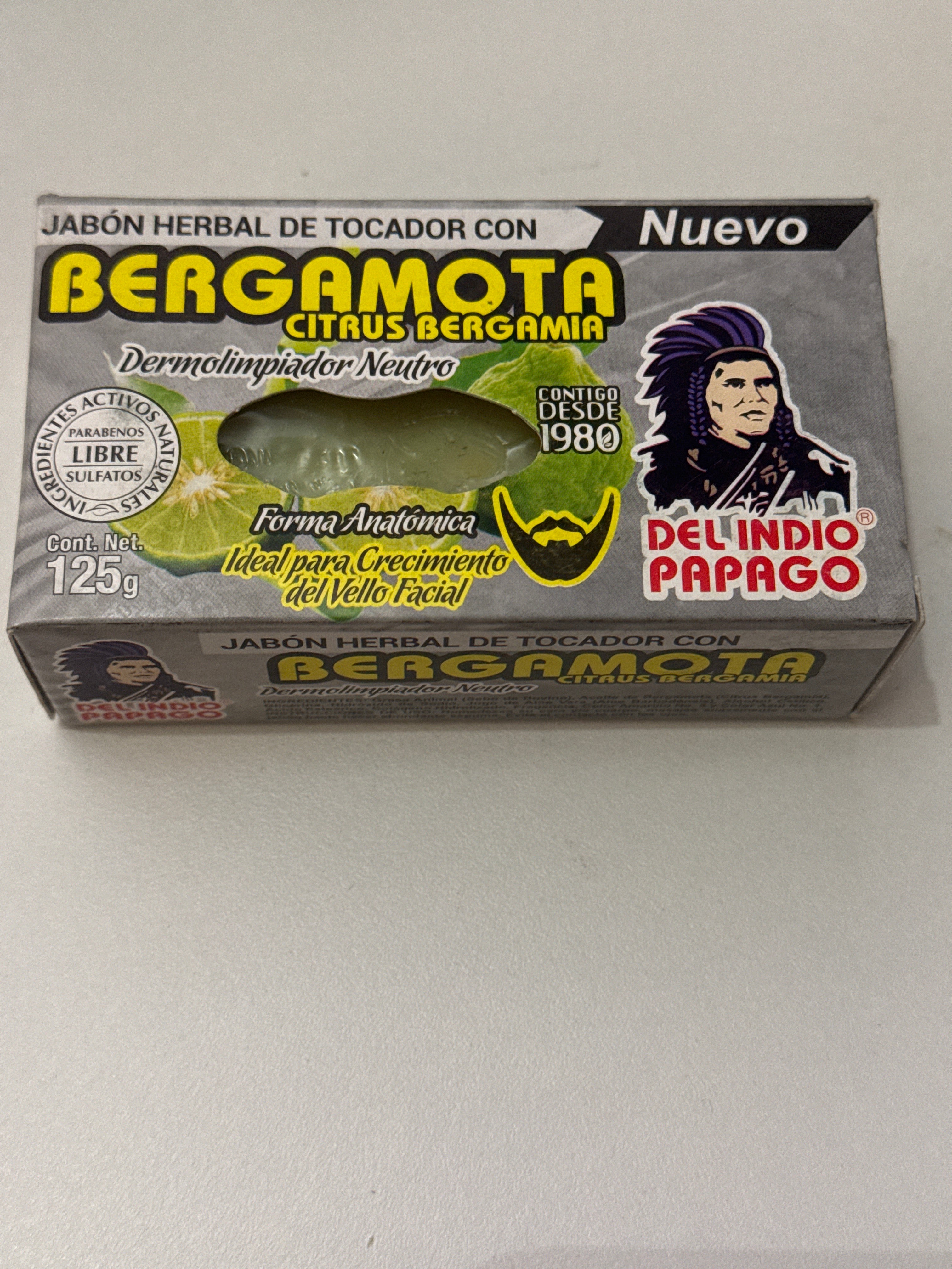 Jabón Herbal de Bergamota