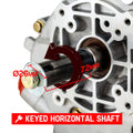 NNEMB 7HP DIESEL Stationary Engine 4 Stroke OHV Horizontal Shaft Motor